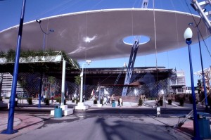 Pabellón de Alemania durante la Expo'92.