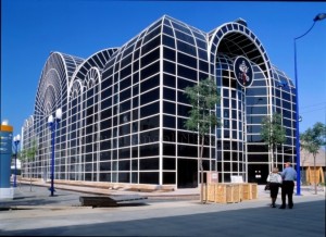 Pabellón de la Santa Sede durante la Expo'92 (Fotografía Miguel Ángel Nistal).
