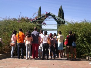 El Jardín del Guadalquivir fue punto clave en estas visitas guiadas.