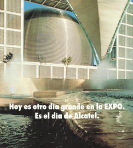 Día oficial de Alcatel en Expo 92.