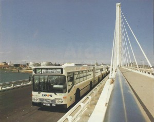 Puente del Alamillo durante Expo 92.