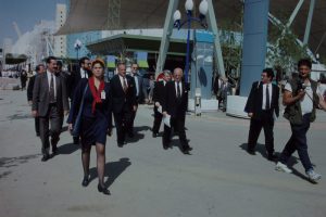 Manuel Fraga durante Expo 92.